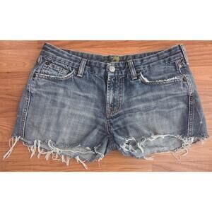 7 For All Mankind Acid Wash Denim Shorts - Size 30